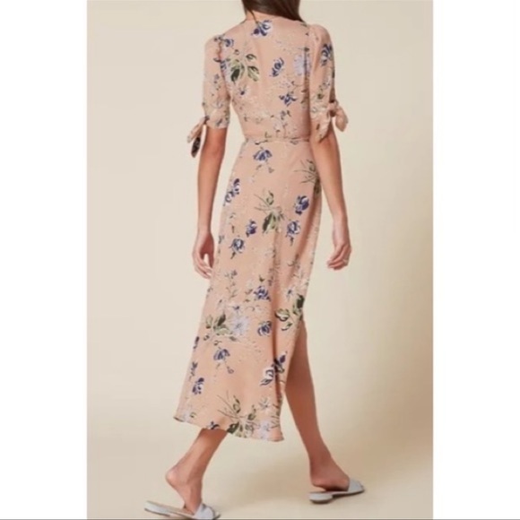 NWT Reformation Royce Wrap Midi Dress - Size Small - Picture 3 of 8